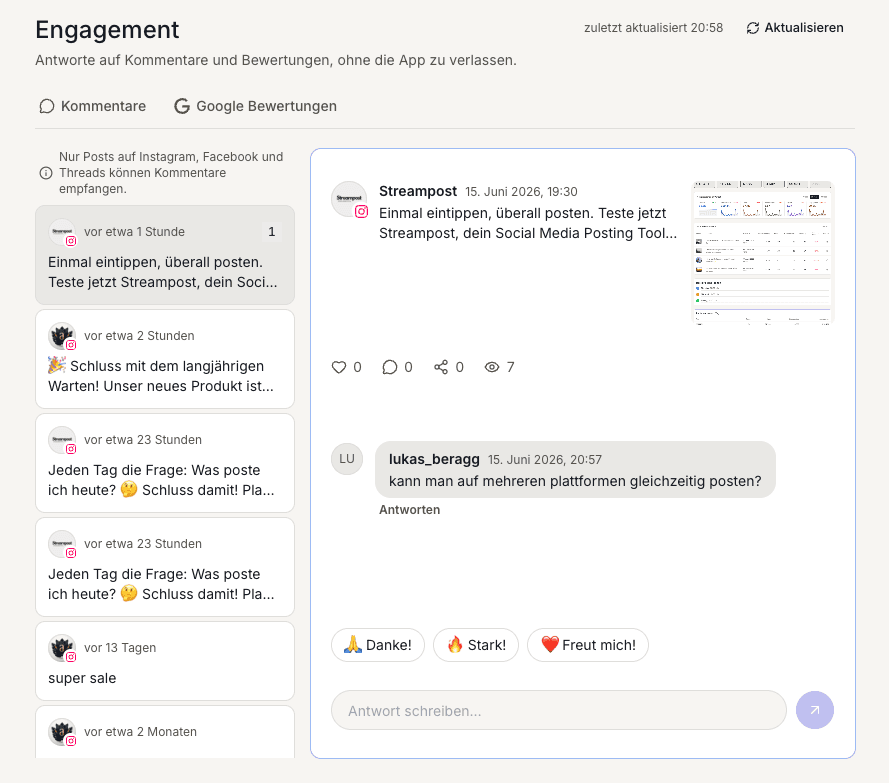 Screenshot · Engagement